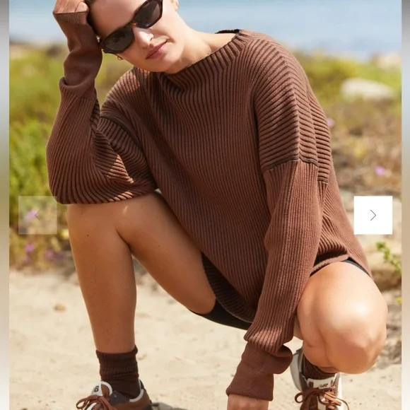 VARLEY Emile Rib Knit Sweater - Picture 1 of 9